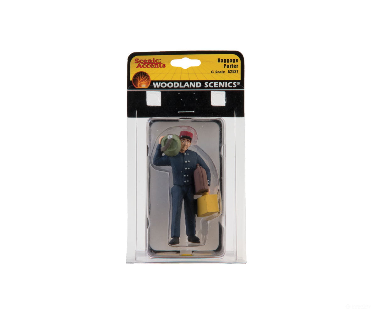 Woodland Scenics 2527 Scenic Accents(R) Figures - - Baggage Porter