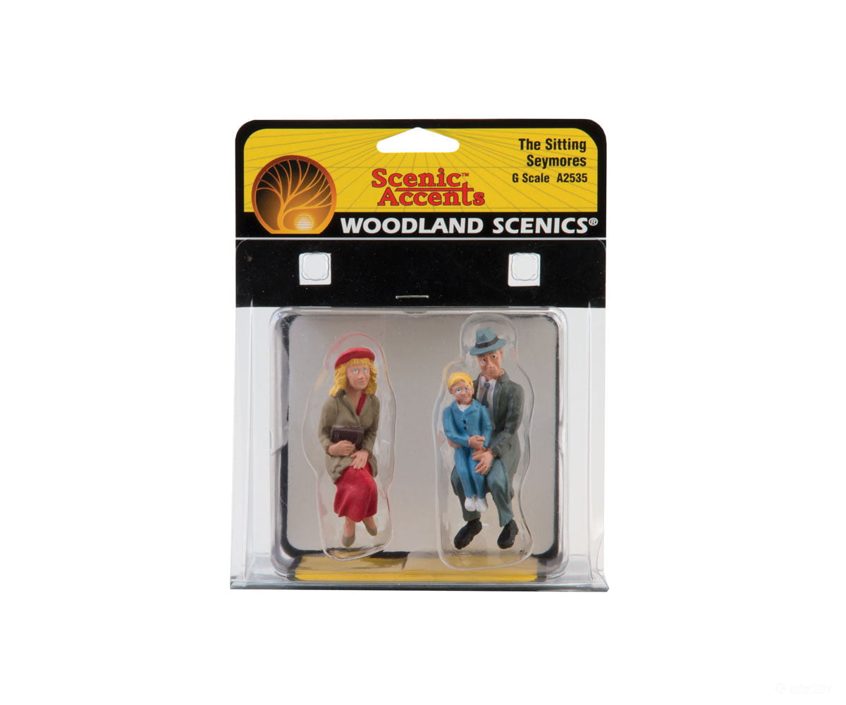 Woodland Scenics 2535 Scenic Accents(R) Figures - - The Sitting Seymores