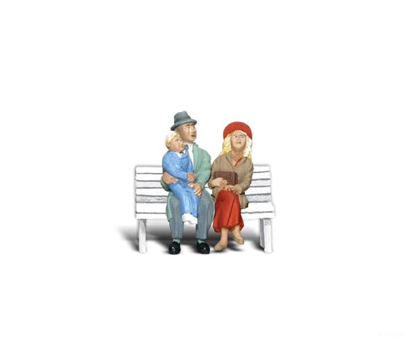 Woodland Scenics 2535 Scenic Accents(R) Figures - - The Sitting Seymores