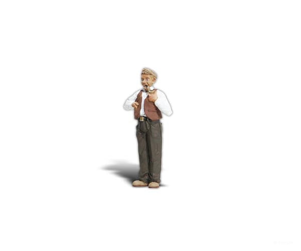 Woodland Scenics 2537 Scenic Accents(R) Figures - - Peter Pipe Puffer
