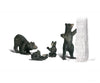Woodland Scenics 2551 Scenic Accents(R) Figures Harry Bear & Family
