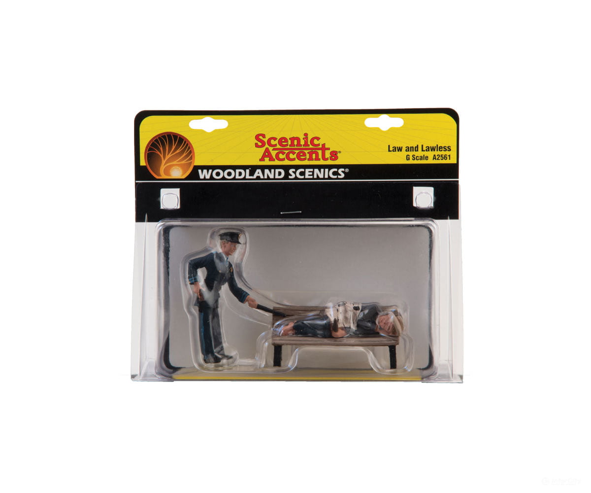 Woodland Scenics 2561 Scenic Accents(R) Figures Law And Lawless