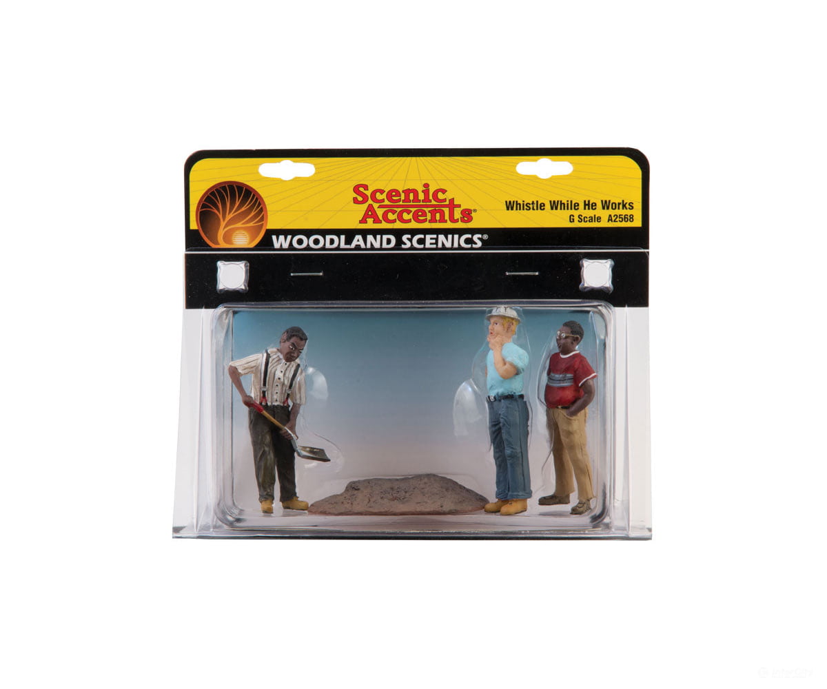 Woodland Scenics 2568 Scenic Accents(R) Figures - - Whistle While He Works