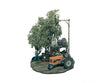 Woodland Scenics 112 Mini - Scene(Tm) Unpainted Metal Kit - - Tractor Pit Stop Other Scenery