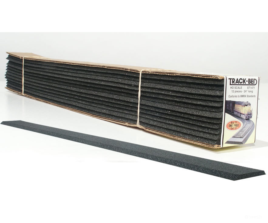Woodland Scenics Ho 1471 Trackbed 12Pcs Ballast & Roadbed