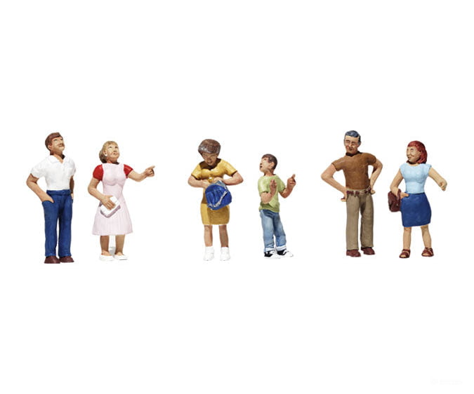 Woodland Scenics 1825 Window Shoppers Figures