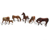 Woodland Scenics 1842 Chestnut Horse Ho Figures