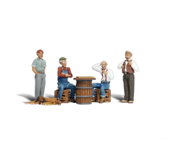 Woodland Scenics 1848 Scenic Accents(R) Checkers Players Pkg(4) Figures