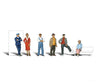 Woodland Scenics 1874 Casual People - Scenic Accents(R) Pkg(6) Figures