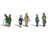 Woodland Scenics 1900 Scenic Accents(R) Couples In Coats - 3 Figures