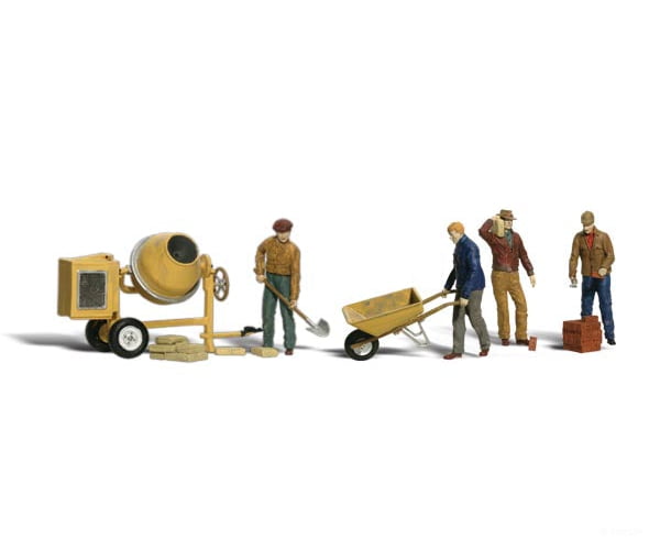 Woodland Scenics 1901 Masonry Workers Figures