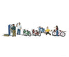 Woodland Scenics 1904 Bicycle Buddies Figures