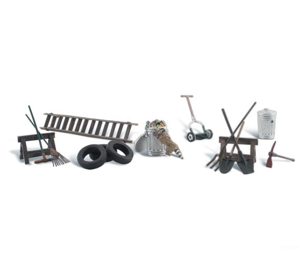 Woodland Scenics 1928 Garage Treasures Figures