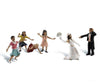 Woodland Scenics 1932 Wedding Bouquet Toss Figures