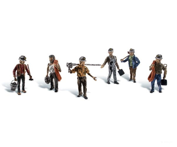 Woodland Scenics 1933 Miners Figures