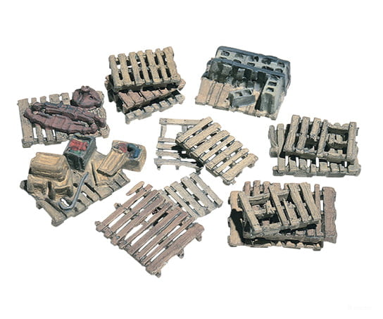 Woodland Scenics 204 Scenic Details(R) (Unpainted Metal Castings) -- Assorted Skids Other Scenery