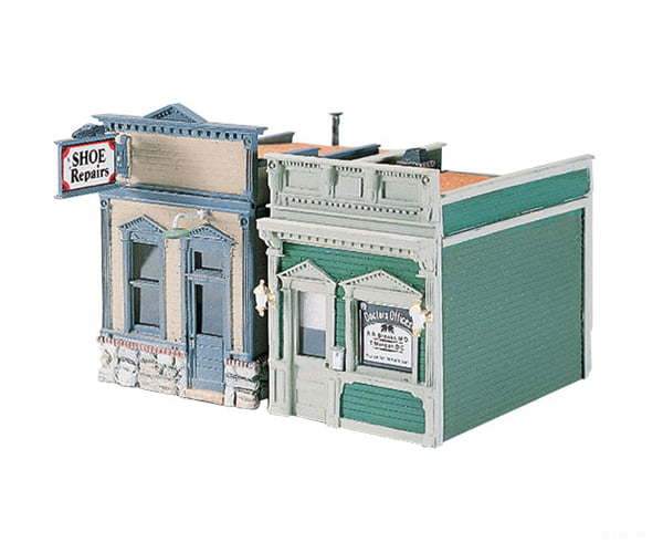 Woodland Scenics 224 Doctor’s Office & Shoe Repair - Scenic Details(R) - - Metal Kit 3 X 2 -