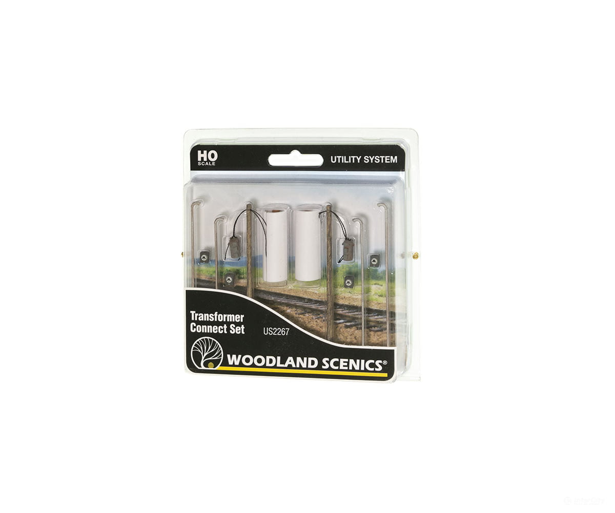 Woodland Scenics 2267 Pre-Wired Poles - Utility System Connector Set Scenery Details
