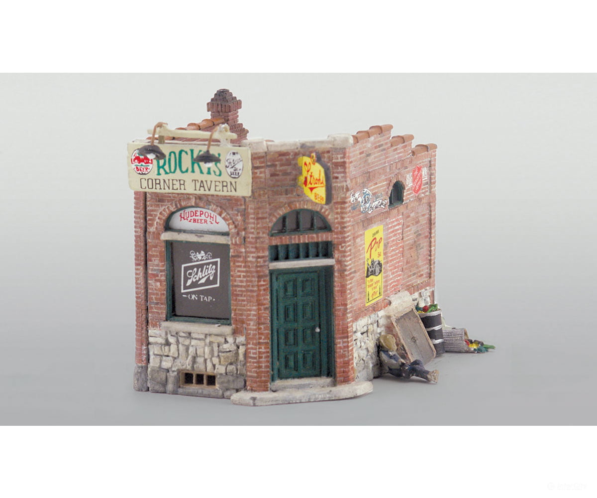 Woodland Scenics 238 Scenic Details(R) - Unpainted Metal Kit - - Rocky’s Tavern 3 - 1/8 X 2 -