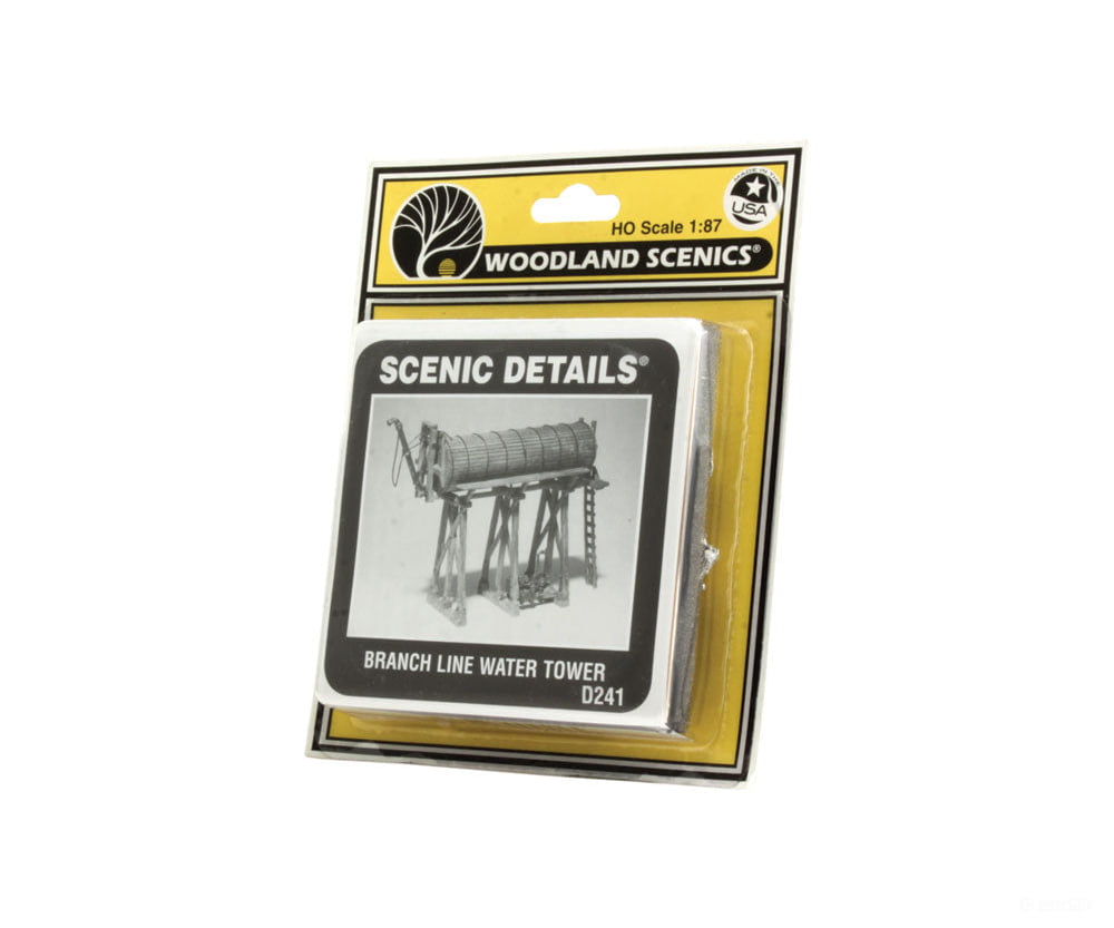 Woodland Scenics 241 Scenic Details(R) Branch Line Water Tower - Kit (Unpainted Metal) Structures