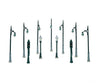 Woodland Scenics 248 Street & Traffic Light Set - Nonworking - - Unpainted Kit Pkg(11) Other Scenery