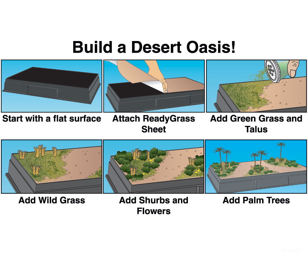 Woodland Scenics 4112 Kit - Desert Oasis Diorama Other Scenery