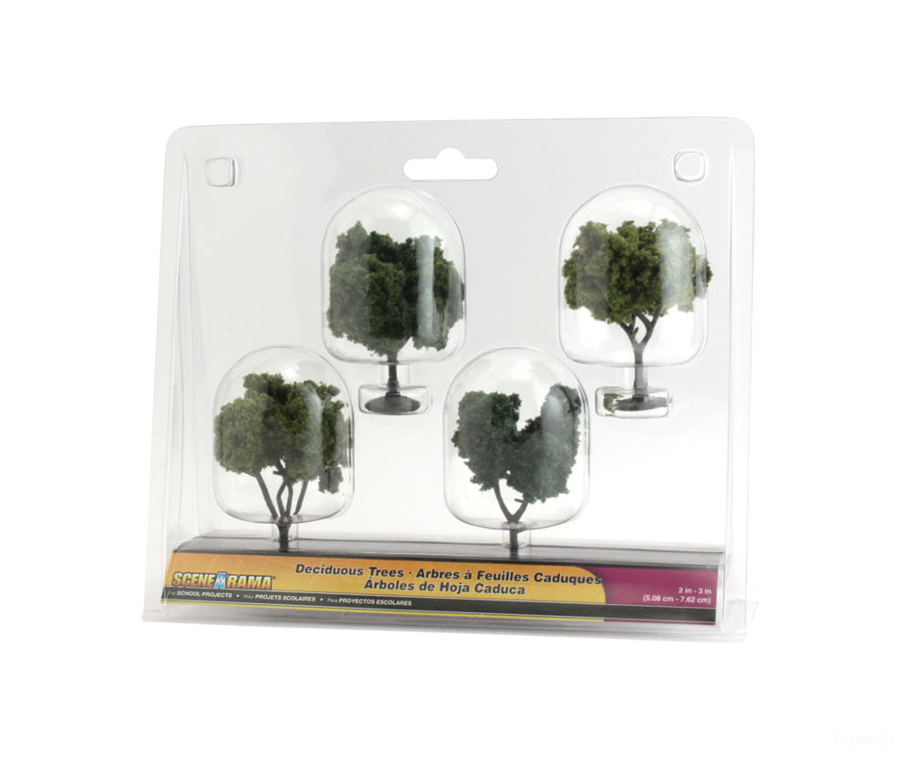 Woodland Scenics 4150 Deciduous Trees (4/Pk) & Vegetation