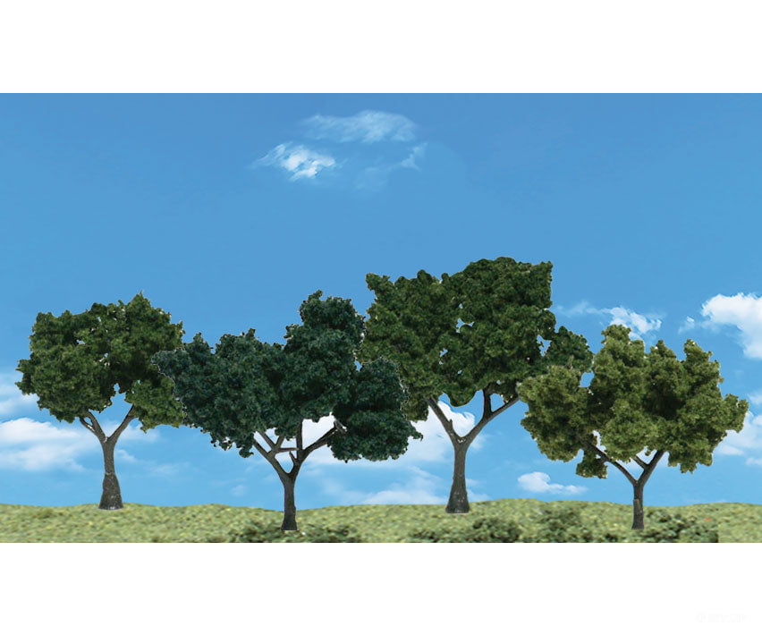 Woodland Scenics 4150 Deciduous Trees (4/Pk) & Vegetation
