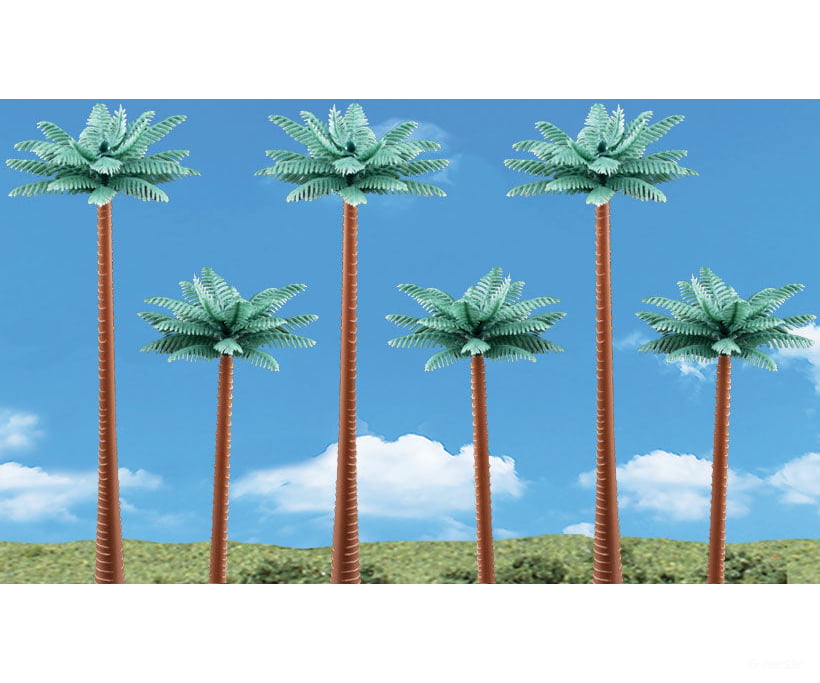 Woodland Scenics 4152 Palm Trees (6/Pk) & Vegetation