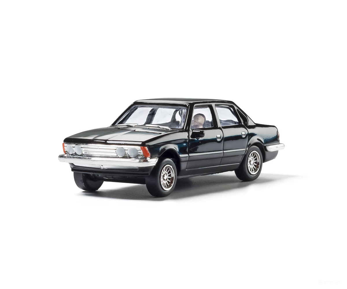 Woodland Scenics 5367 Sedan - Modern Era Vehicles Black Cars & Trucks