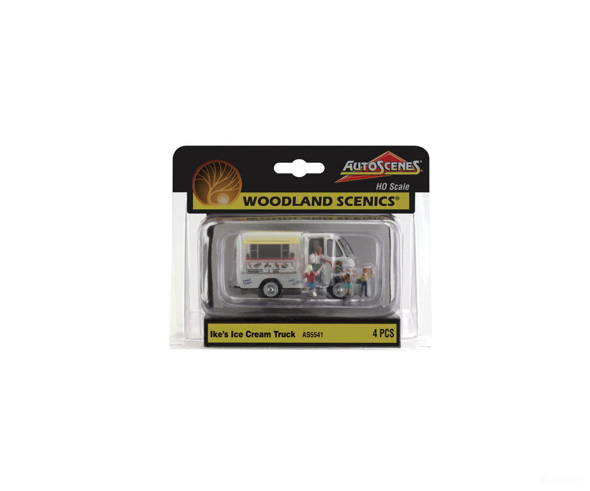 Woodland Scenics 5541 Ike’s Ice Cream Truck Cars & Trucks