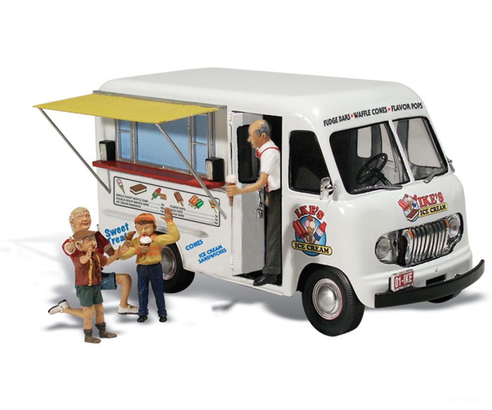 Woodland Scenics 5541 Ike’s Ice Cream Truck Cars & Trucks
