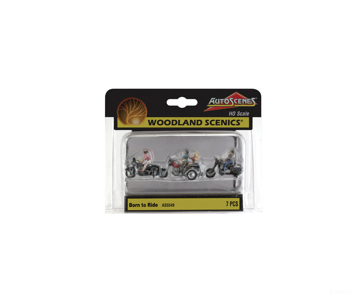 Woodland Scenics 5549 Born To Ride Cars & Trucks