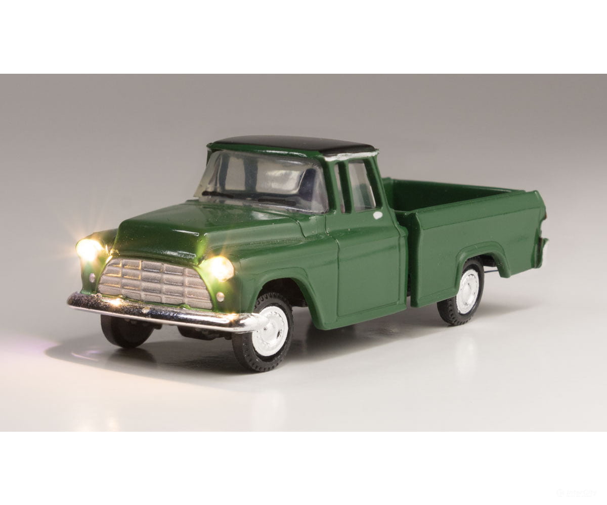 Woodland Scenics 5590 Just Plug(R) Lighted Vehicle Green Pickup Cars & Trucks