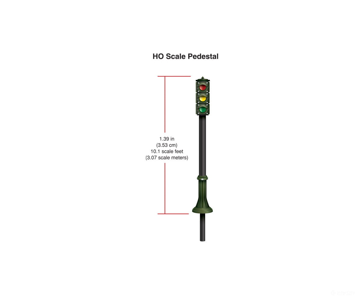 Woodland Scenics 5651 Just Plug(R) Pedestal Traffic Lights & Electronics