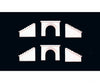 Woodland Scenics 1163 Culverts Pkg(2) (Unpainted Hydrocal(R) Castings) Masonry Tunnels & Bridges