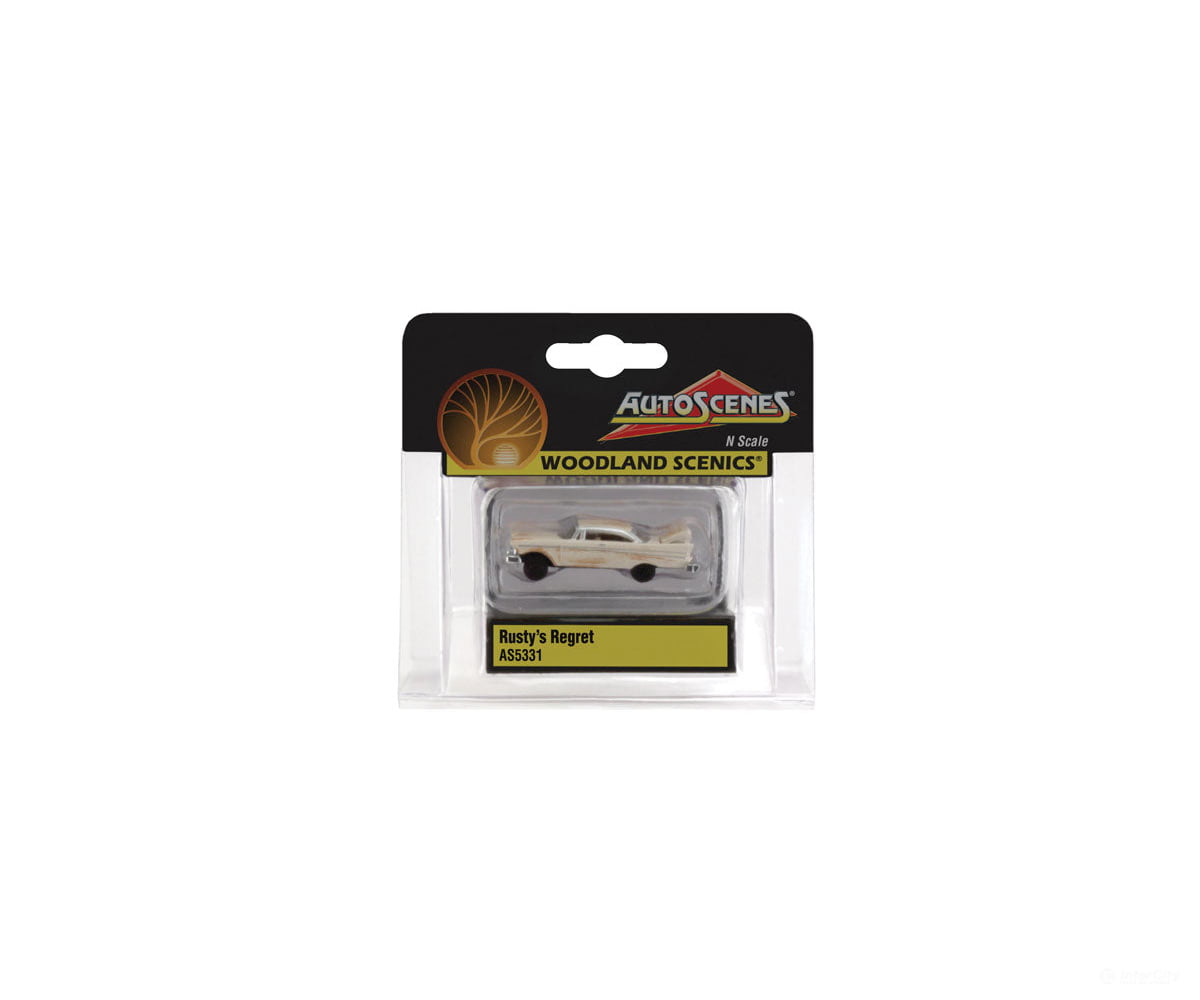 Woodland Scenics 5331 Autoscenes(R) Assembled - - Rusty’s Regret Cars & Trucks