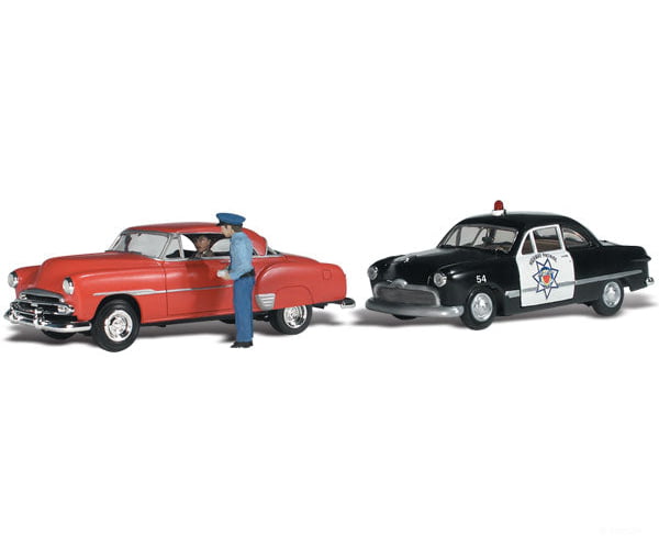 Woodland Scenics 5333 Autoscenes(R) - - Willie’s Warning Cars & Trucks