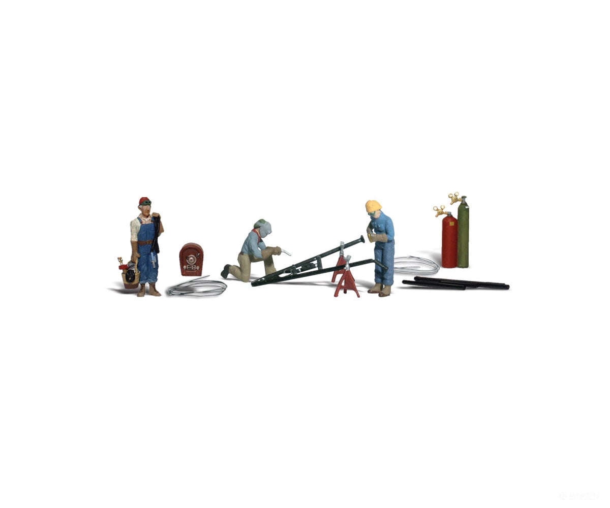 Woodland Scenics 2748 Scenic Accents(R) Figures - - Welders & Accessories Pkg(15)