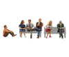 Woodland Scenics 2759 Scenic Accents(R) Figures - - People Sitting Pkg(6)