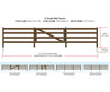 Woodland Scenics 3002 Rail Fence - Kit With Gates Hinges & Planter Pins Total Scale Length: 192’