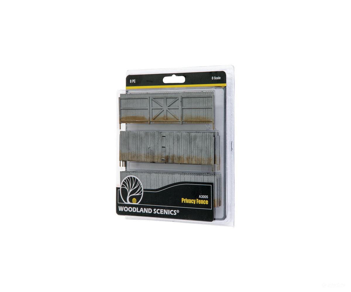 Woodland Scenics 3005 Privacy Fence - Kit With Gates Hinges & Planter Pins Total Scale Length: