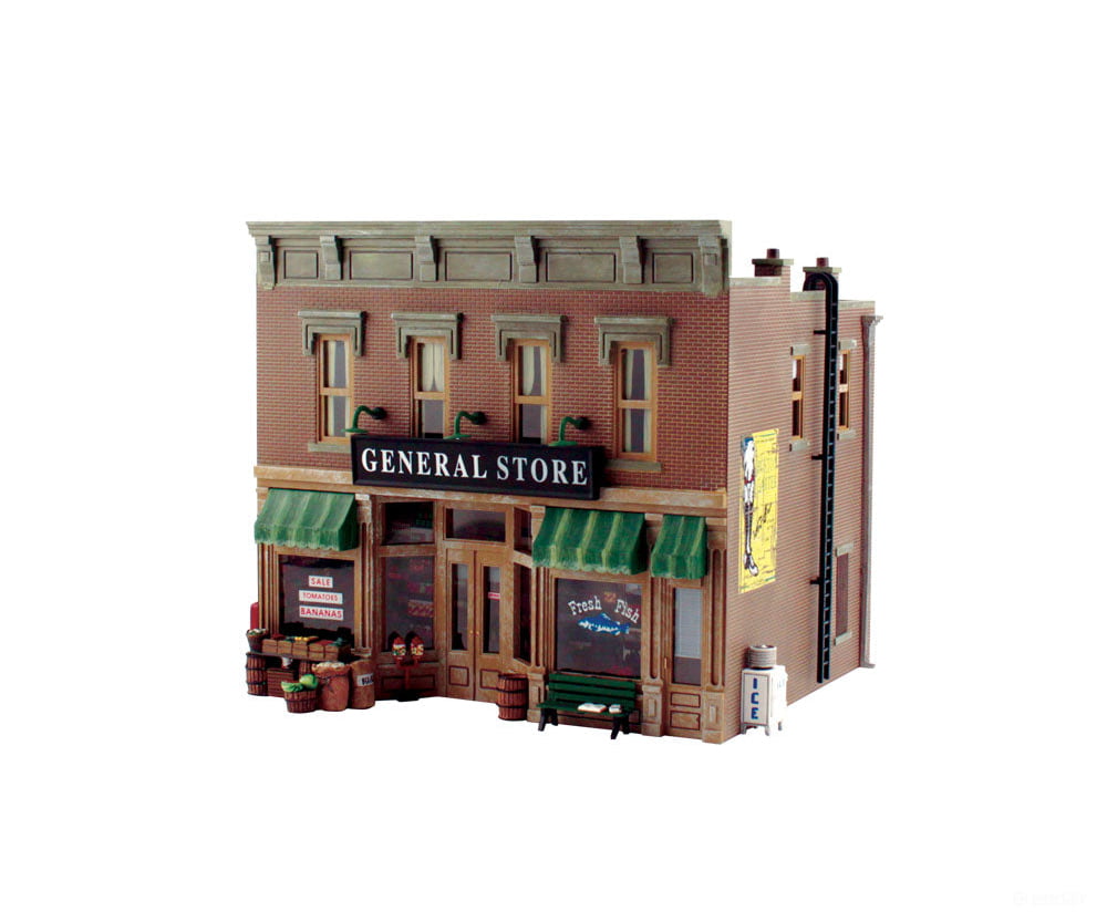 Woodland Scenics 5890 Lubener’s General Store - Landmark Structures(R) - - Kit 9 - 13/32 X 8 -