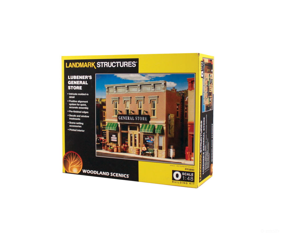 Woodland Scenics 5890 Lubener’s General Store - Landmark Structures(R) - - Kit 9 - 13/32 X 8 -