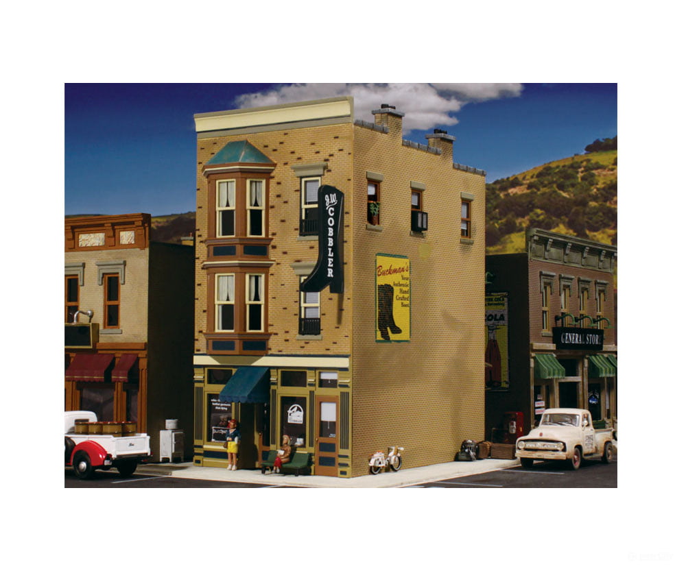 Woodland Scenics 5892 J. W. Cobbler - Landmark Structures(R) - - Kit 7 - 17/32 X 10 - 5/8 10 -