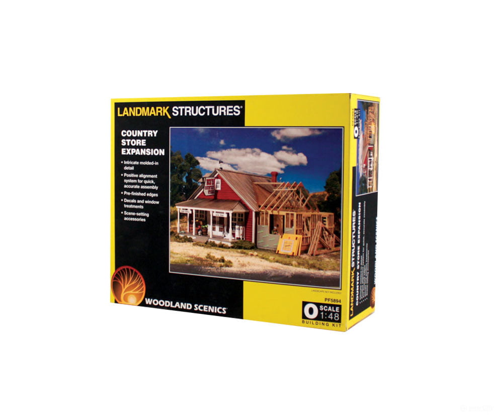 Woodland Scenics 5894 Country Store Expansion - Landmark Structures(R) - - Kit 13 - 1/8 X 11’