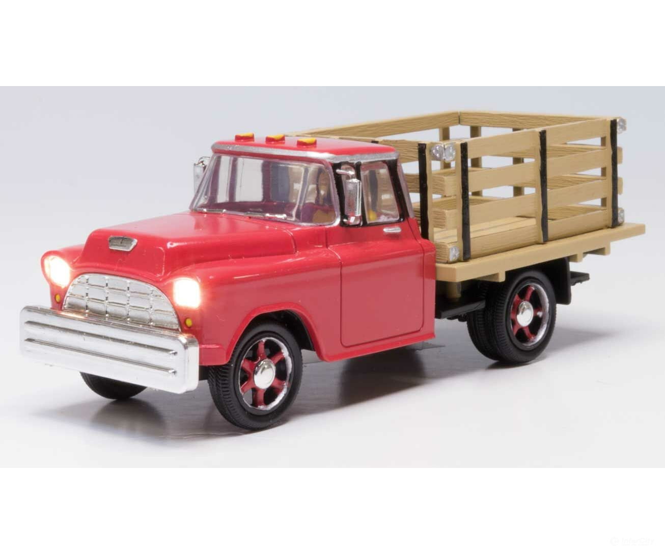 Woodland Scenics 5975 Just Plug(R) Lighted Vehicle -- Heavy Hauler (red) Cars & Trucks