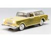 Woodland Scenics 5979 Station Wagon - Just Plug(R) Lighted Vehicle -- Yellow with Wood Sides Cars & Trucks