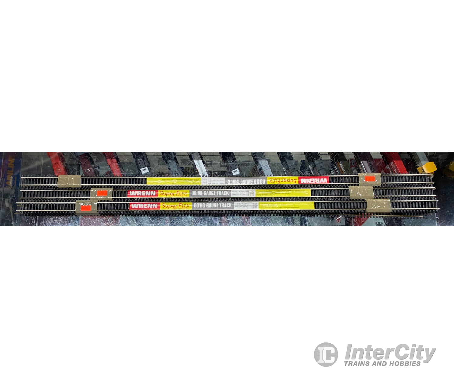 Wrenn W7002 HO Superflex Nickel Silver Code 100 Flex Track 16 Pack Track & Turnouts