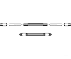Zona 37-145 Pin Vise-Double Ended (P3) Tools